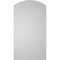 Ekena Millwork Arch Top Surface Mount PVC Gable Vent: Functional, w/ 3-1/2"W x 1"P Standard Frame, 12"W x 22"H GVPAR12X2201SF - alternate 4
